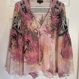 Hale Bob Multicolor Floral Women's Blouse